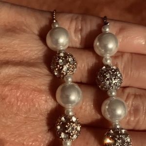 Two new bracelets, one pearl & silver and one pearl & gold. For dress up/down